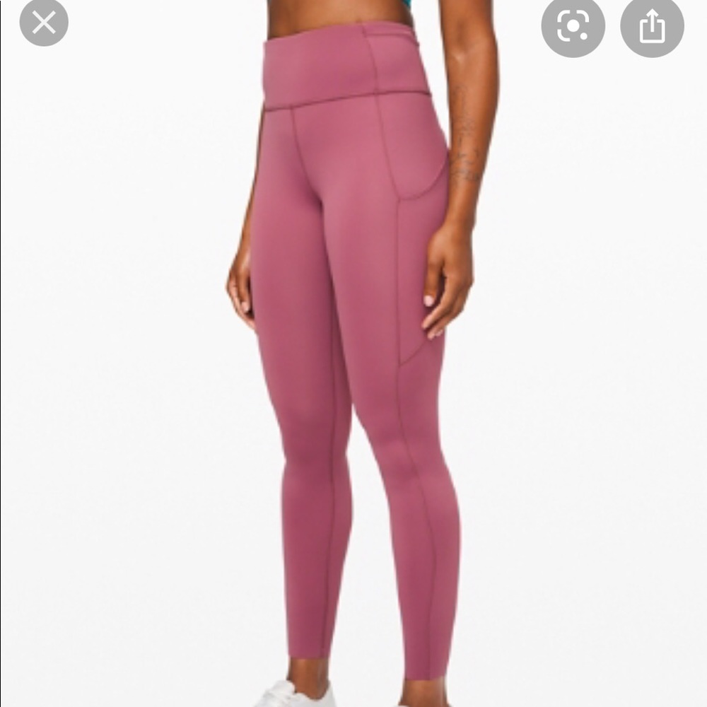 Lululemon fast & free leggings full length 28”